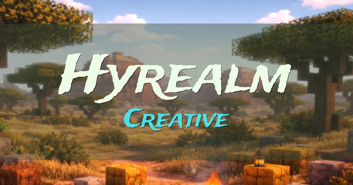 Hyrealm Creative Minecraft server