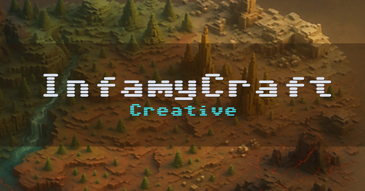 InfamyCraft Creative Minecraft server