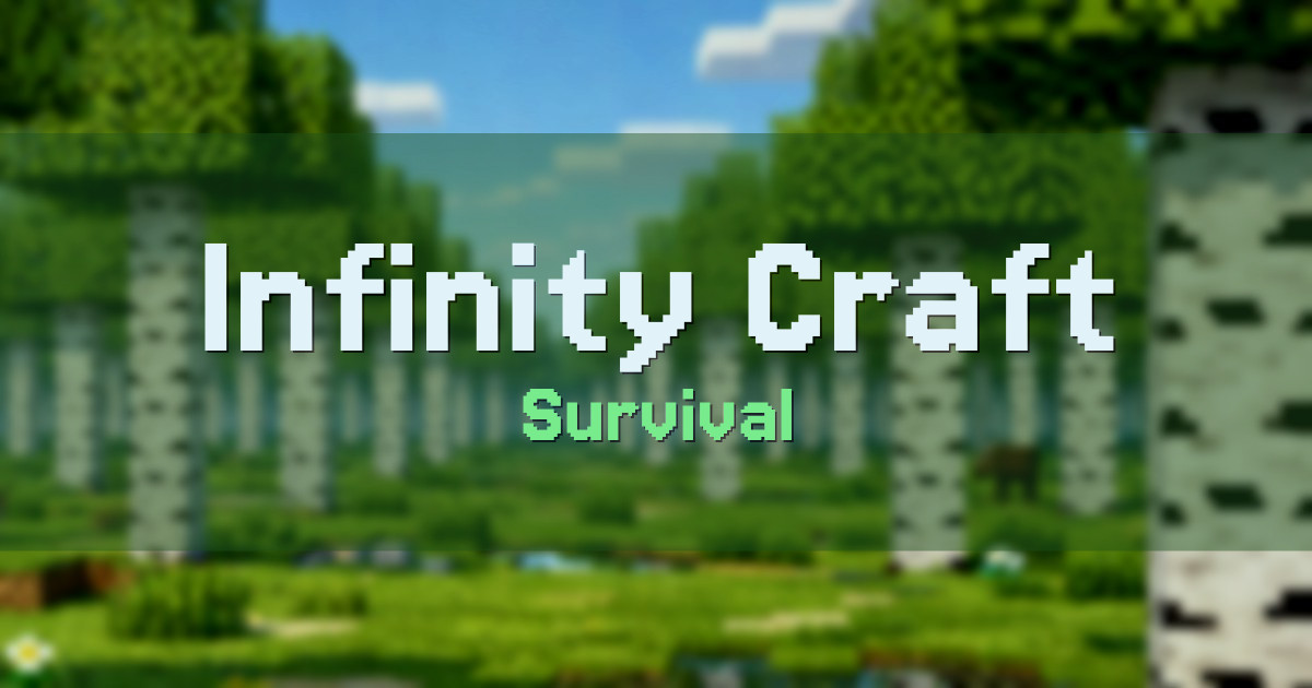 Infinity Craft Survival Minecraft server