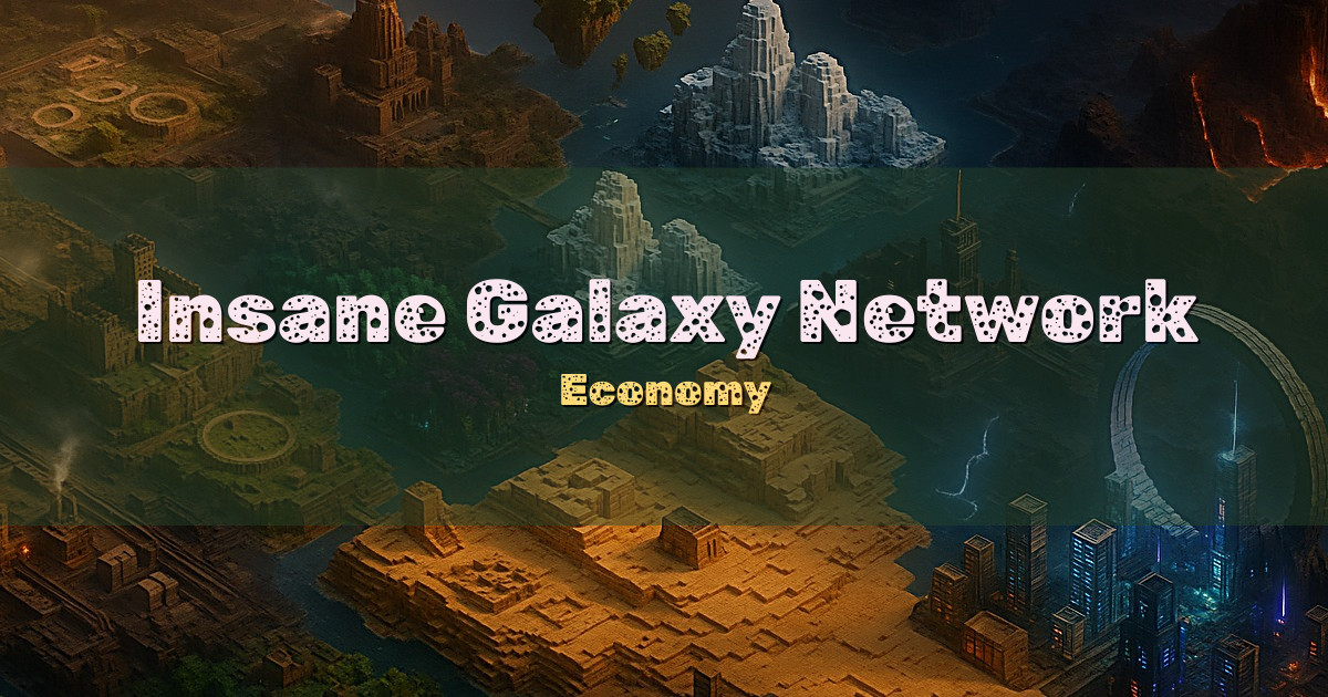 Insane Galaxy Network Economy Minecraft server