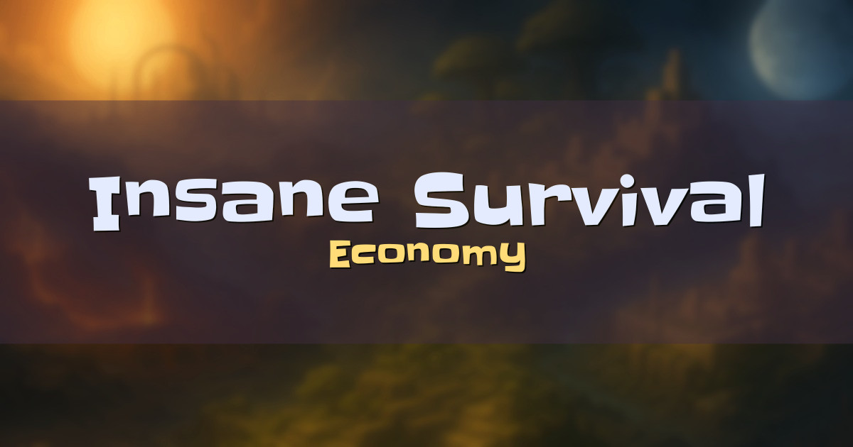 Insane Survival Economy Minecraft server