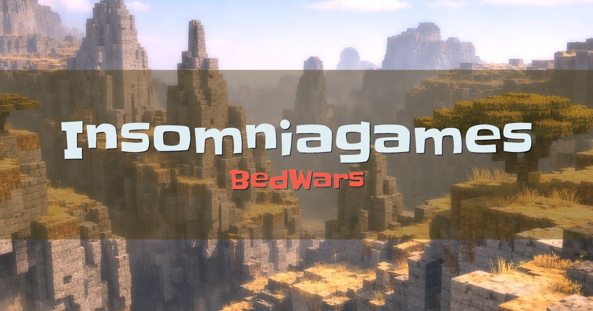 Insomniagames BedWars Minecraft server