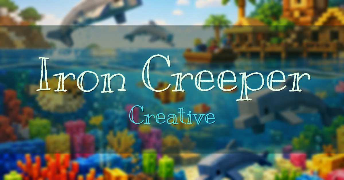 Iron Creeper Creative Minecraft server