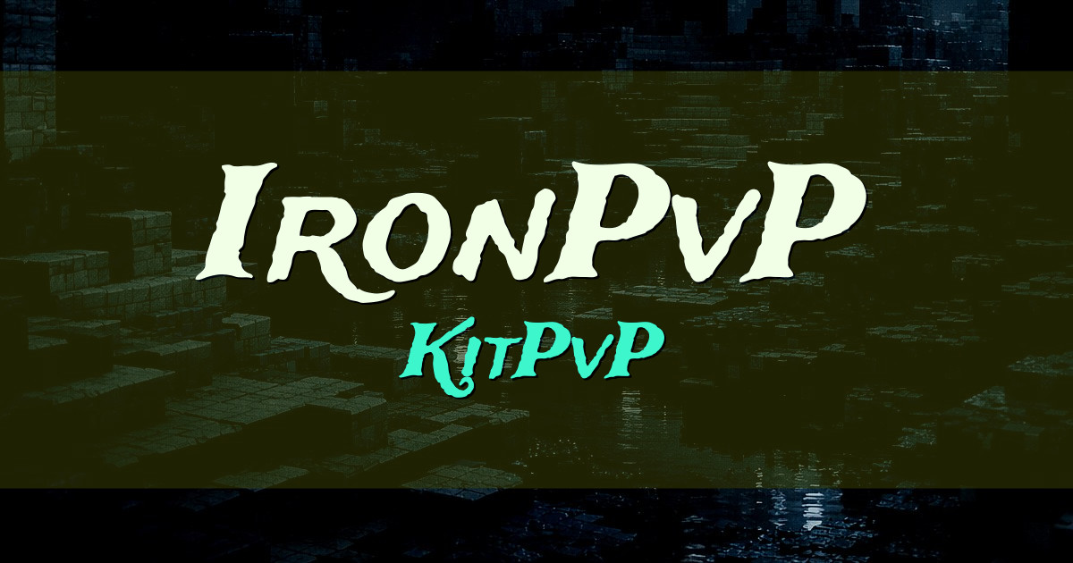 IronPvP KitPvP Minecraft server