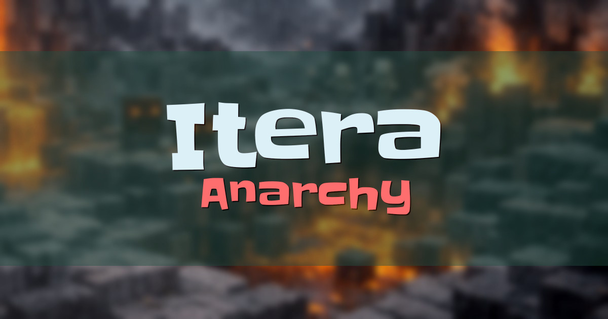 Itera Anarchy Minecraft server