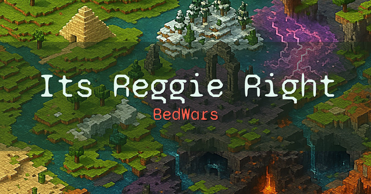 Its Reggie Right BedWars Minecraft server