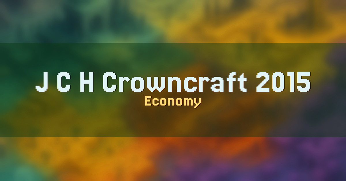 J.C.H Crowncraft 2015 Economy Minecraft server