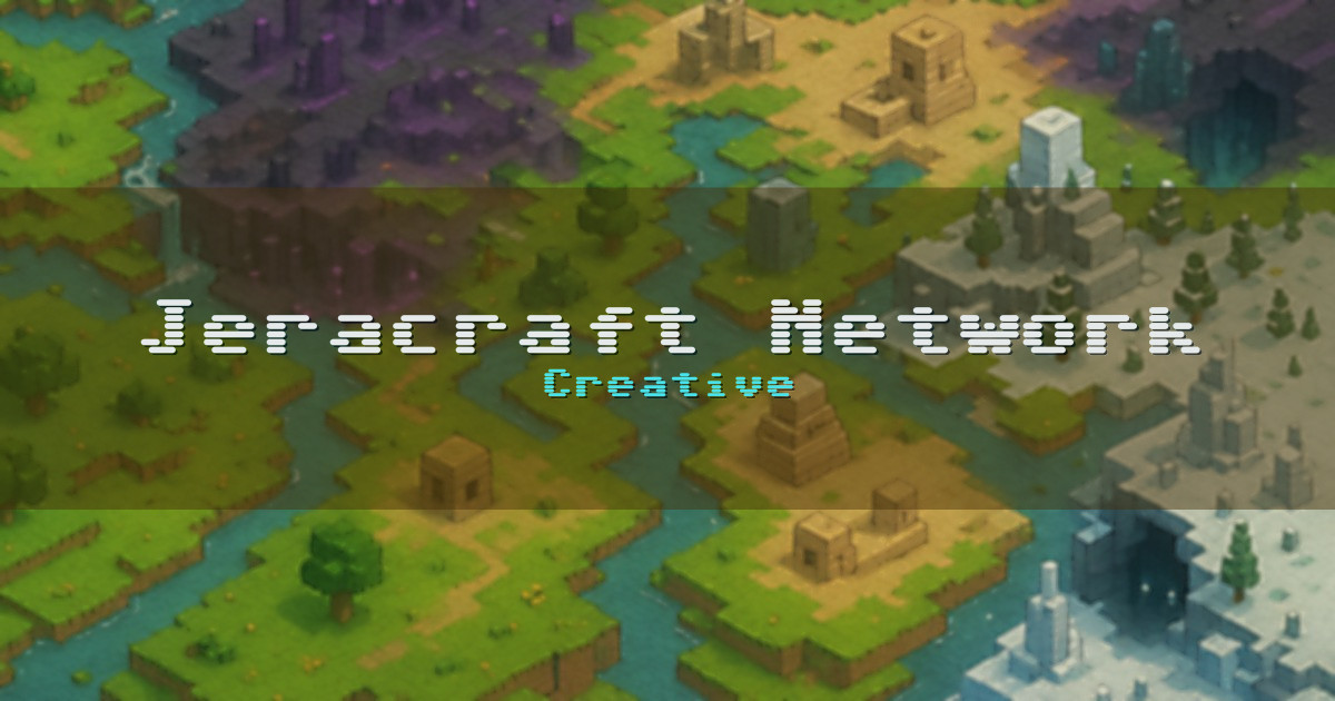 Jeracraft Network Creative Minecraft server