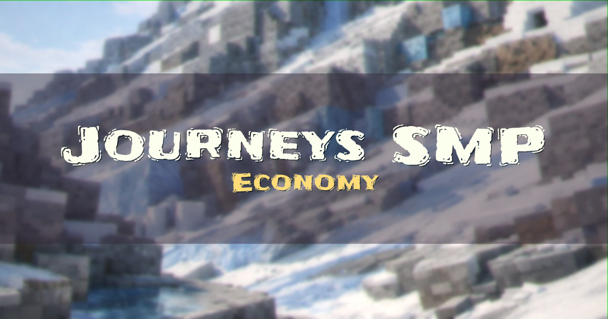 Journeys SMP Economy Minecraft server