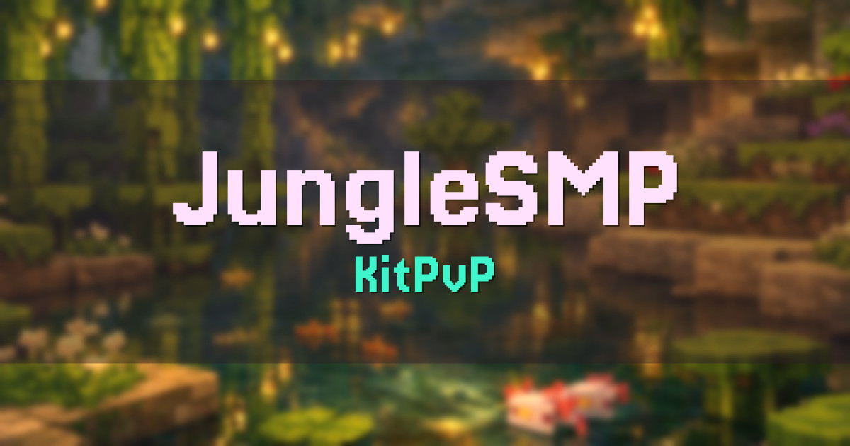 JungleSMP KitPvP Minecraft server
