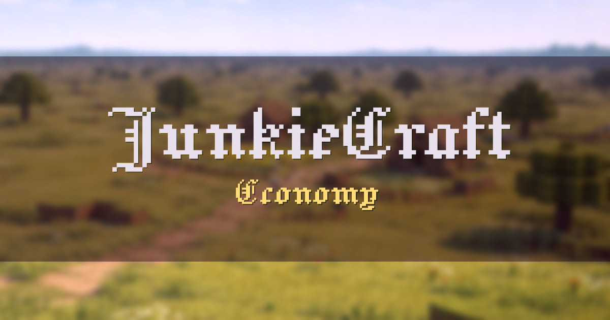 JunkieCraft Economy Minecraft server