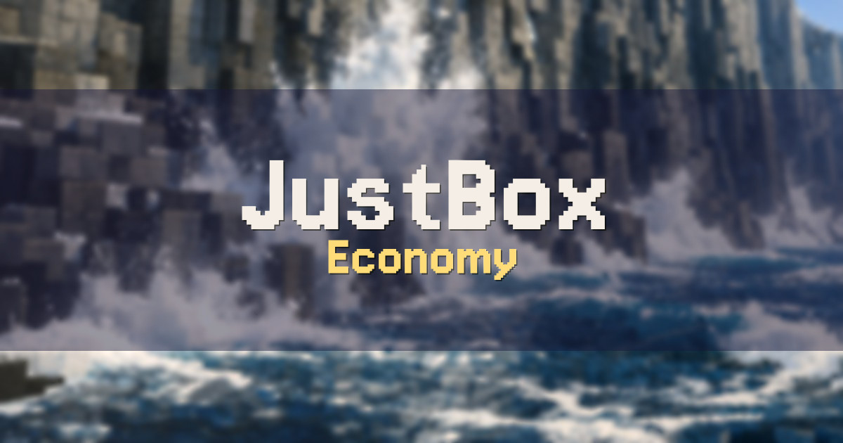 JustBox Economy Minecraft server
