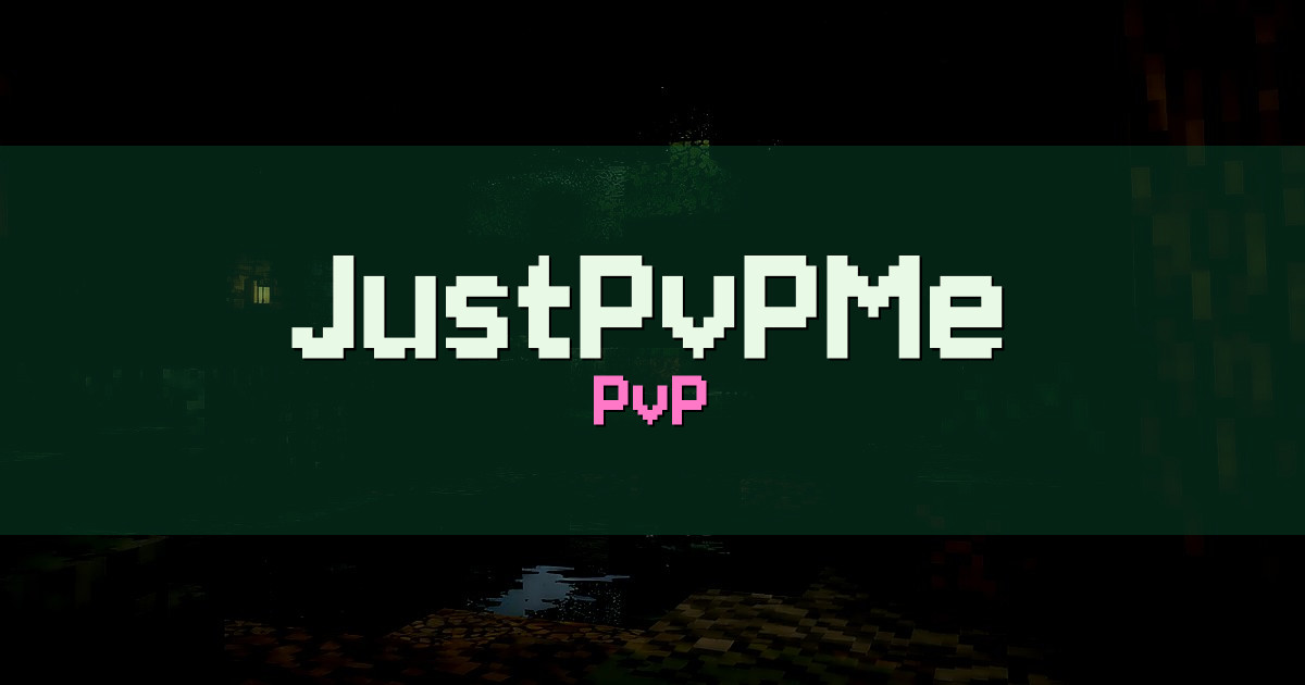 JustPvPMe Survival Minecraft server
