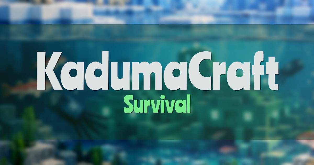 KadumaCraft Survival Minecraft server