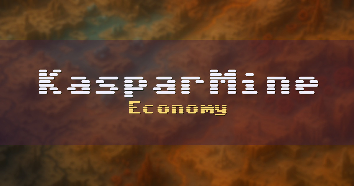KasparMine Economy Minecraft server