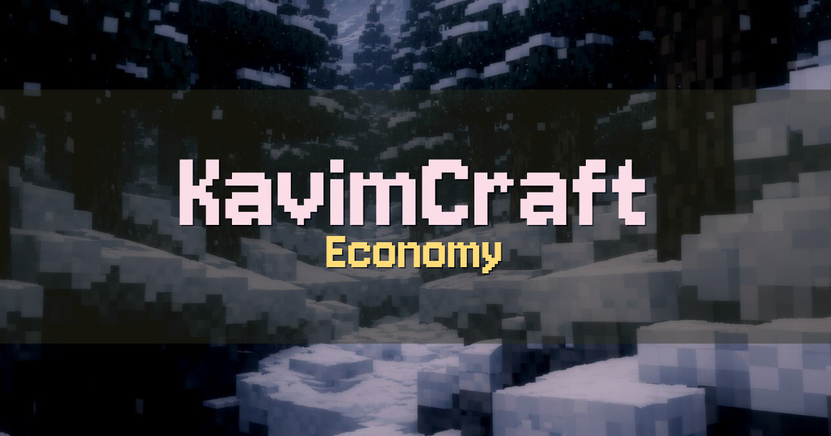 KavimCraft Economy Minecraft server
