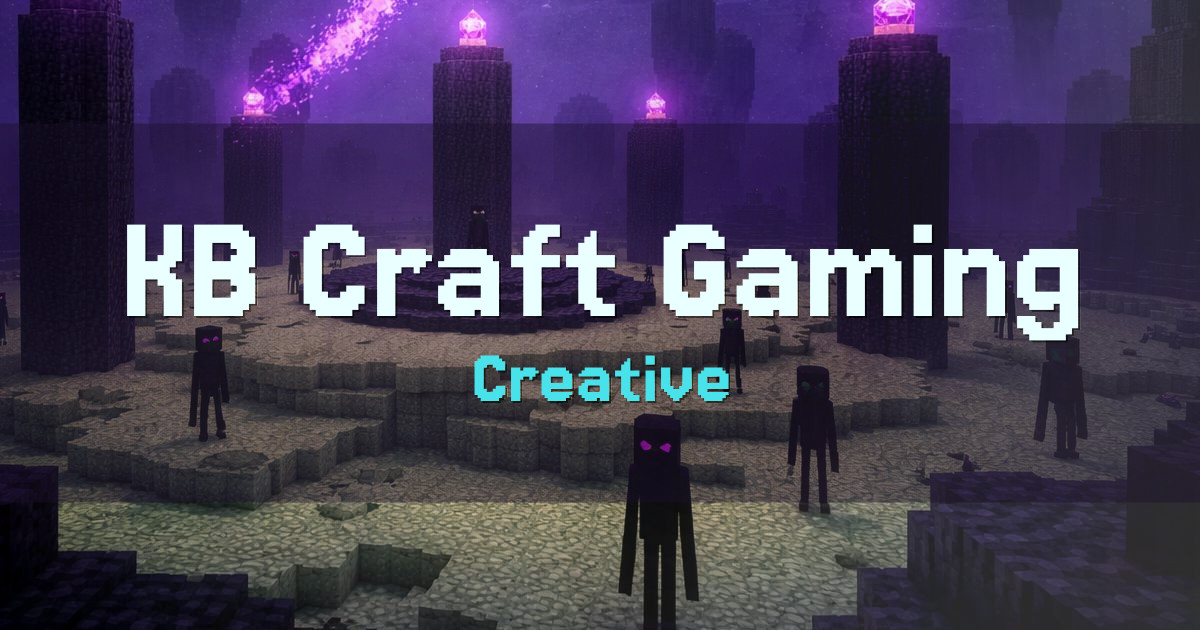 KB Craft Gaming Creative Minecraft server