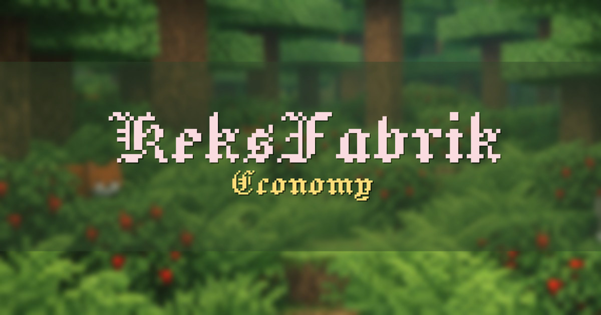KeksFabrik Economy Minecraft server