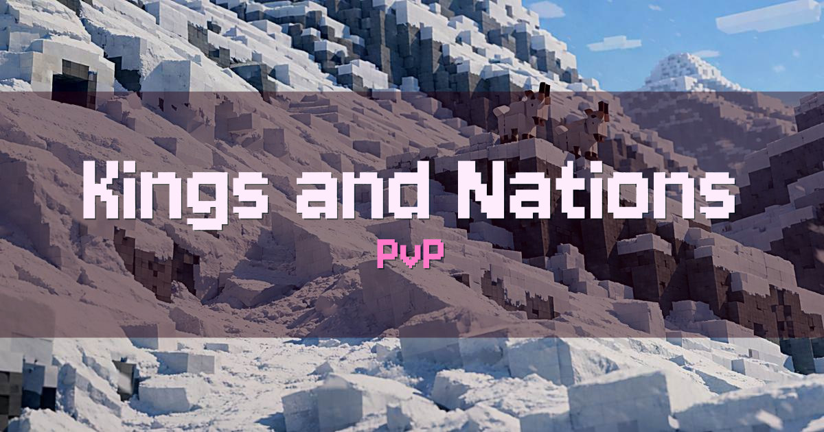 Kings and Nations PvP Minecraft server