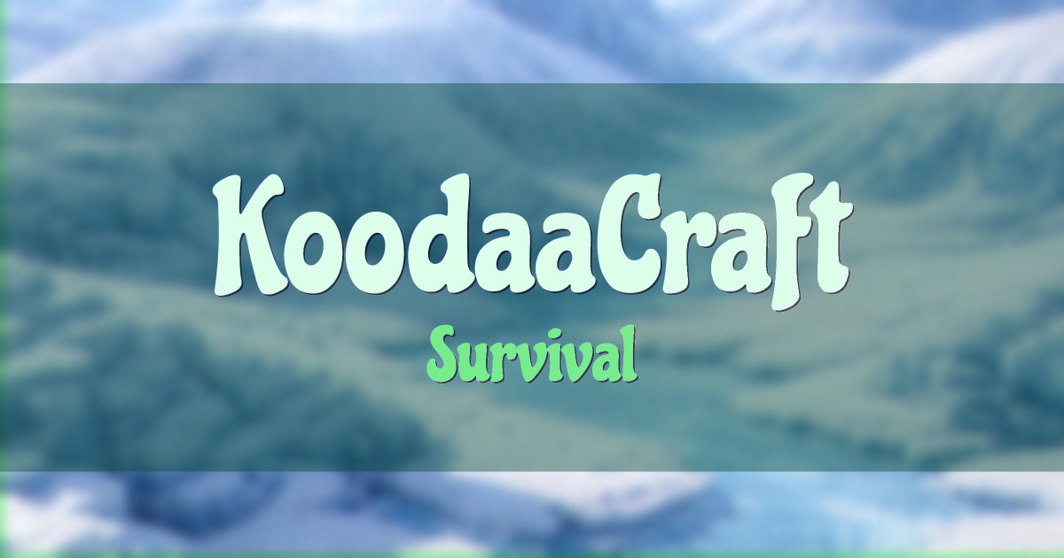 KoodaaCraft Survival Minecraft server