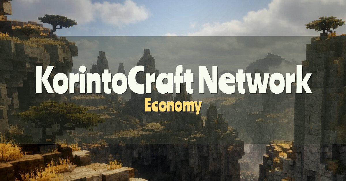 KorintoCraft Network Economy Minecraft server