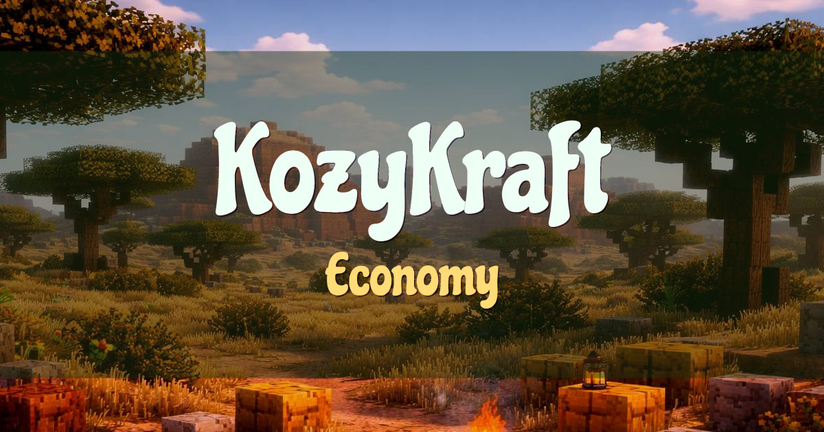 KozyKraft Economy Minecraft server