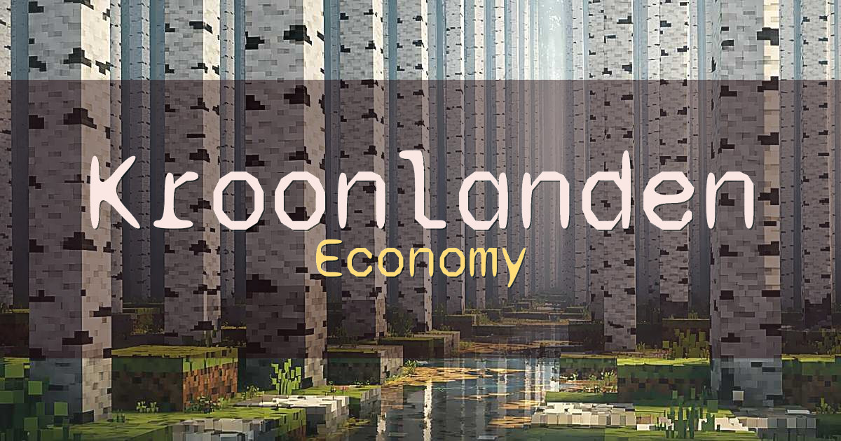 Kroonlanden Economy Minecraft server