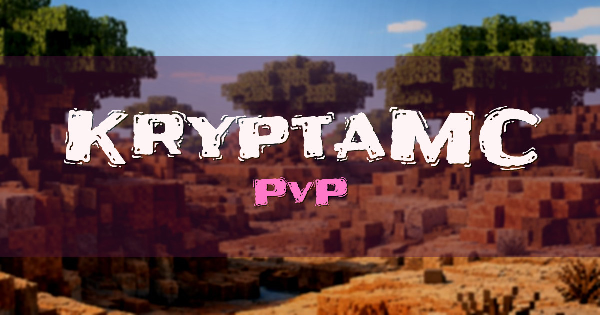 KryptaMC PvP Minecraft server