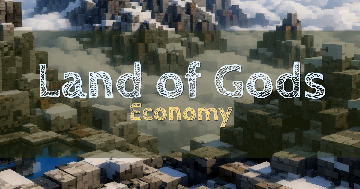 Land of Gods Economy Minecraft server