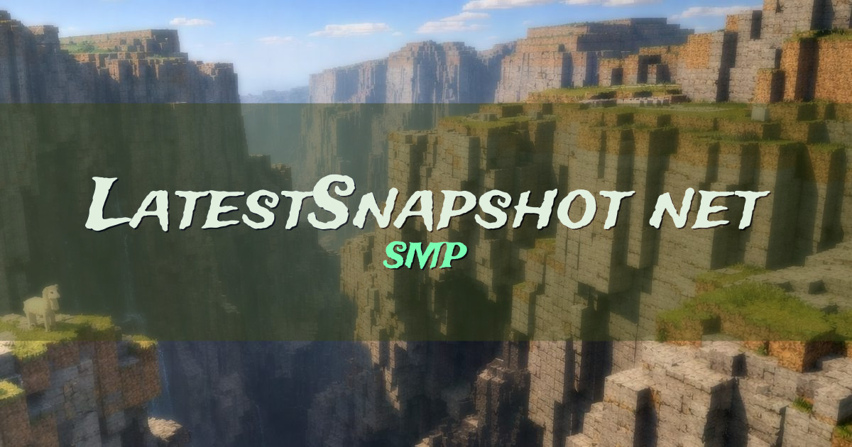 LatestSnapshot.net SMP Minecraft server
