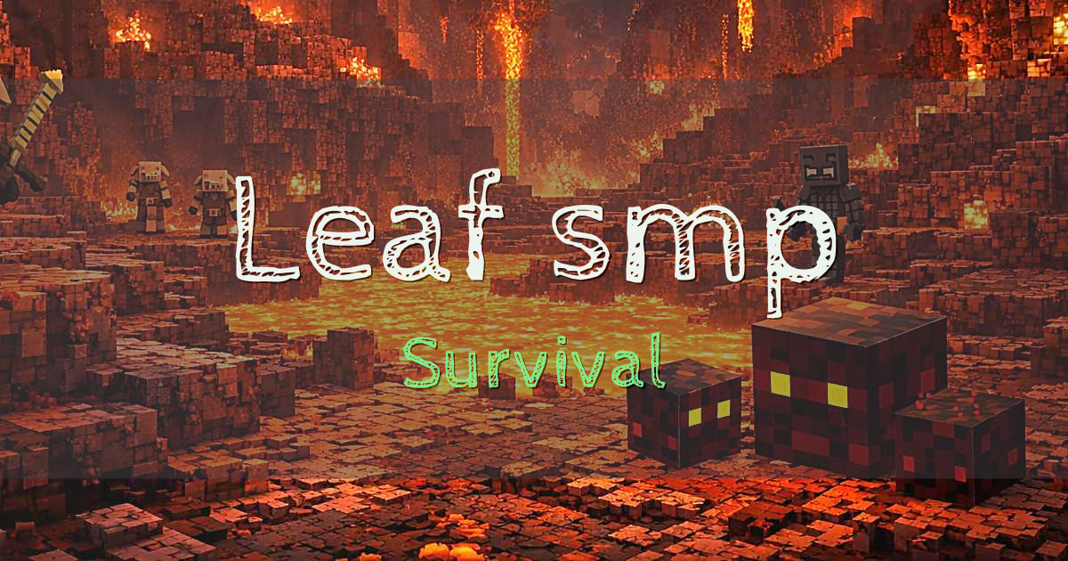 Leaf smp Survival Minecraft server