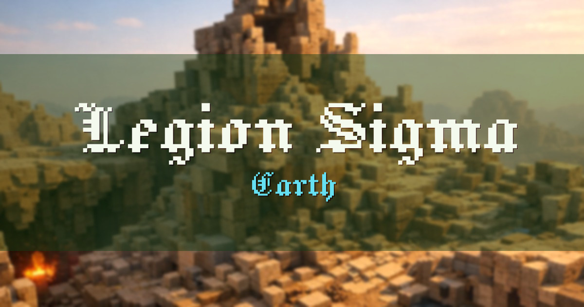 Legion Sigma Earth Minecraft server