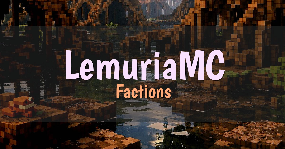 LemuriaMC Factions Minecraft server