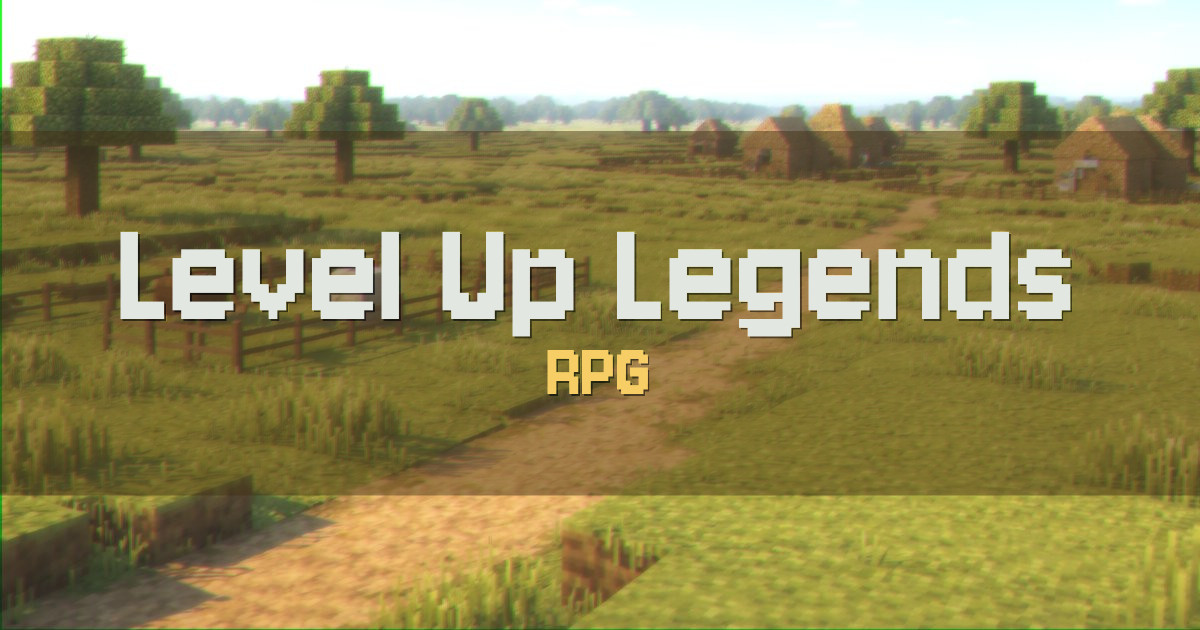 Level Up Legends RPG Minecraft server