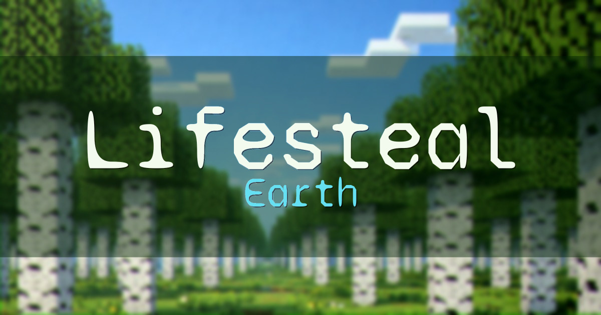 Lifesteal Earth Minecraft server