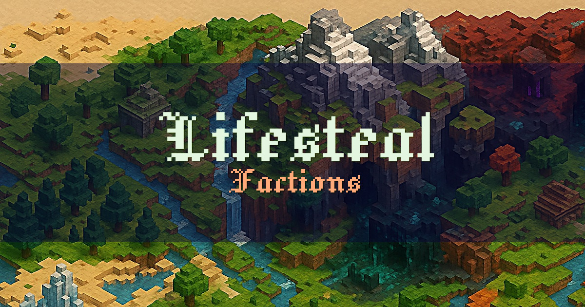 Lifesteal Factions Minecraft server