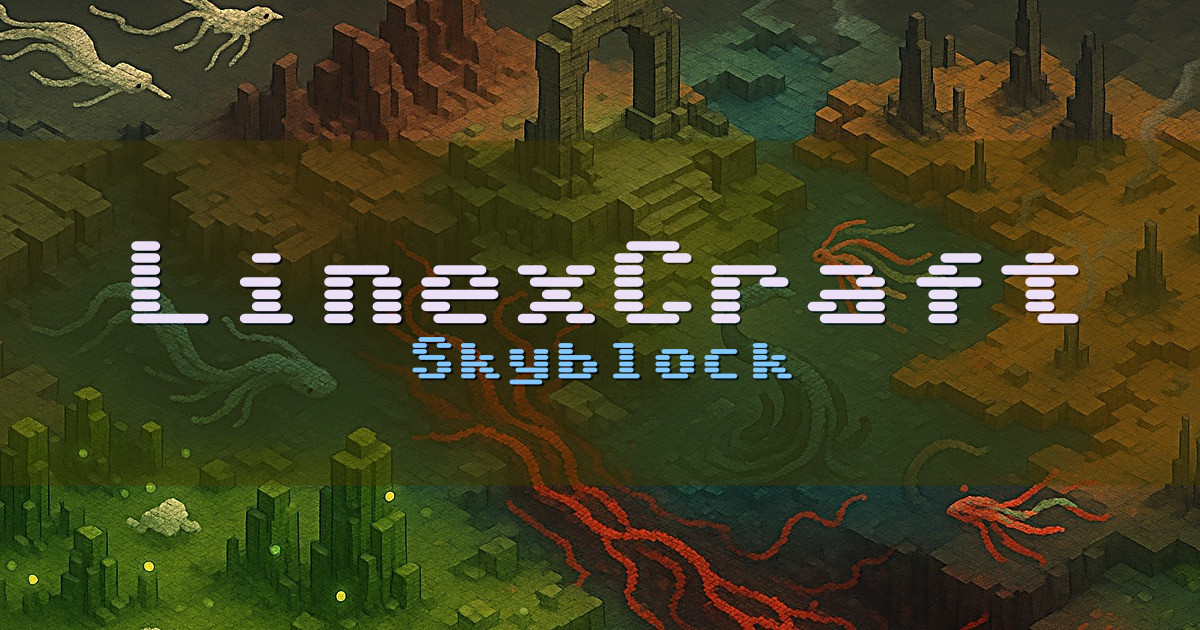 LinexCraft Skyblock Minecraft server
