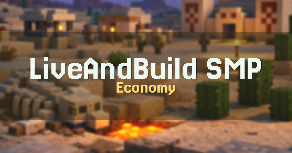LiveAndBuild SMP Economy Minecraft server