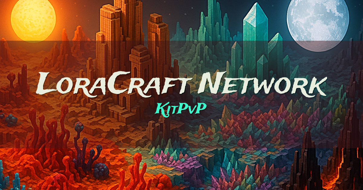 LoraCraft Network KitPvP Minecraft server