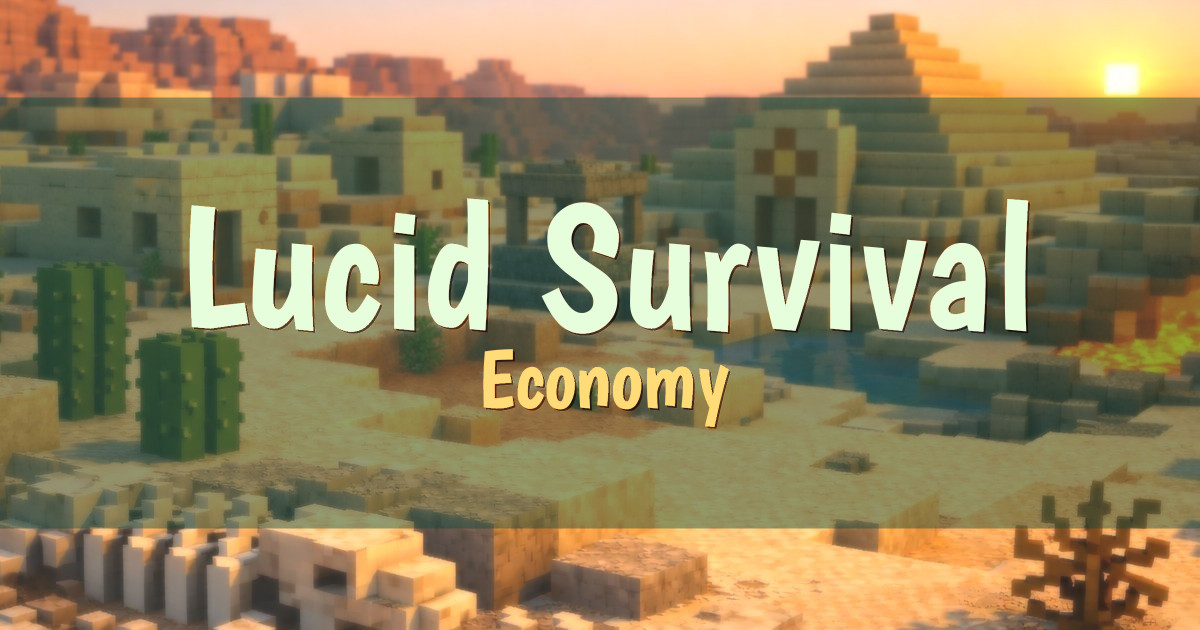 Lucid Survival Economy Minecraft server