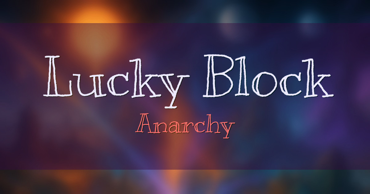 Lucky Block Anarchy Minecraft server