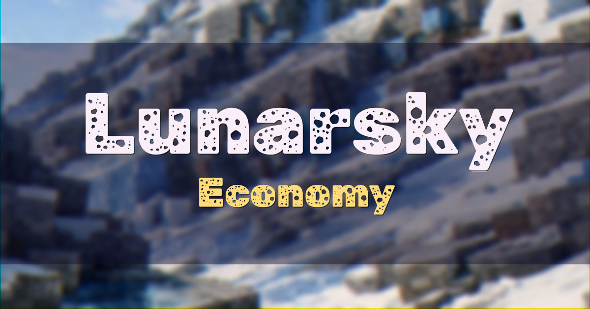 Lunarsky Economy Minecraft server