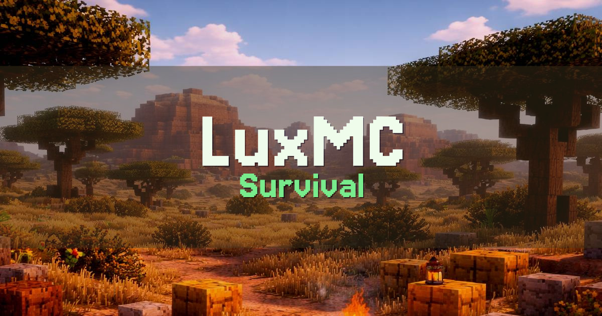 LuxMC Survival Minecraft server