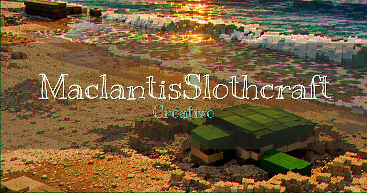 MaclantisSlothcraft Creative Minecraft server