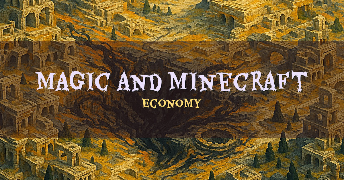 Magic and Minecraft Economy Minecraft server