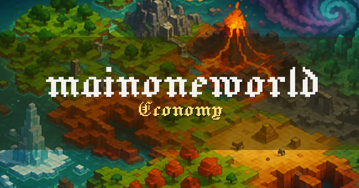 mainoneworld Economy Minecraft server