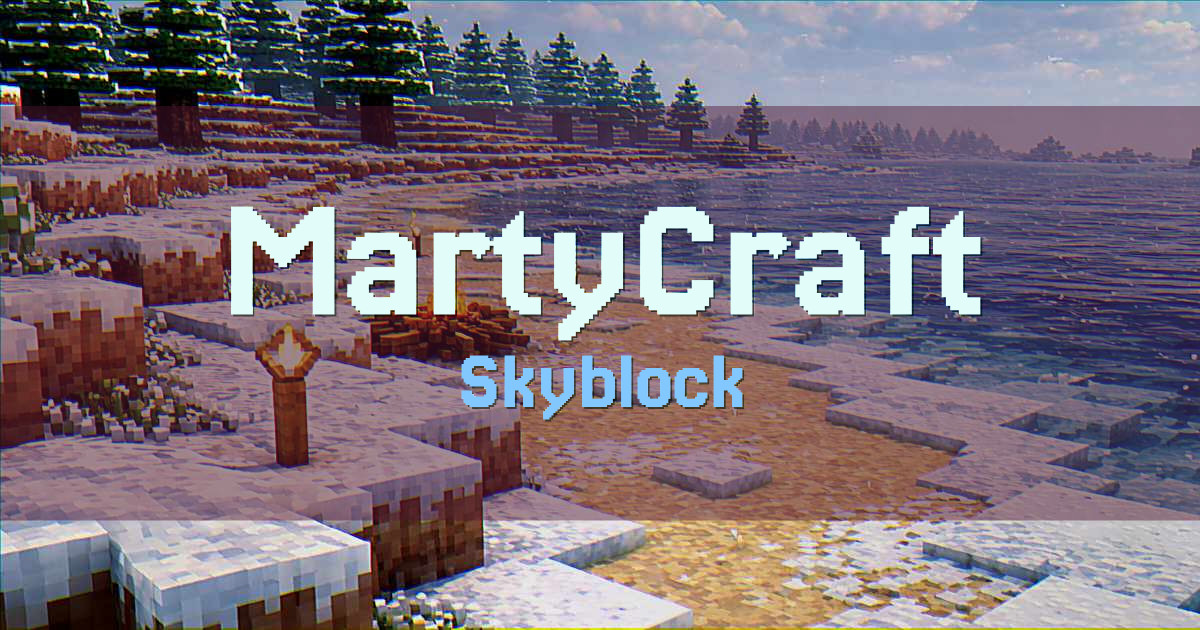 MartyCraft Skyblock Minecraft server