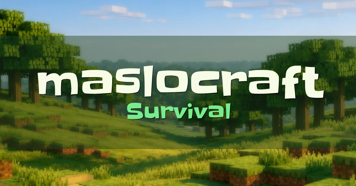 maslocraft Survival Minecraft server