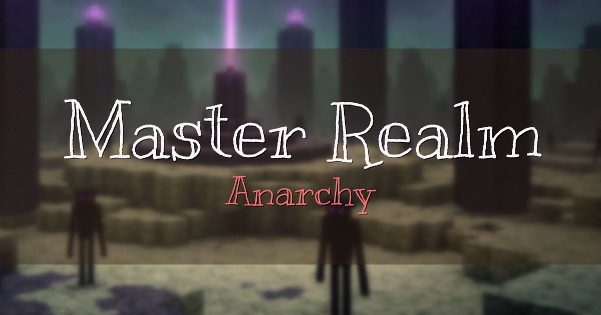 Master Realm Anarchy Minecraft server