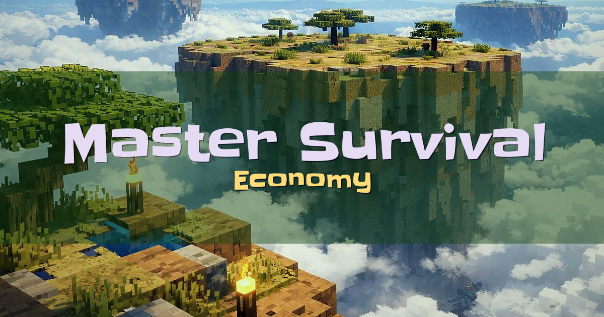 Master Survival Economy Minecraft server